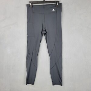 Jordan Leggings Pants Mens Medium Gray Tight Fit‎ CU6360 010 Athletic Running